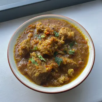 Sungur ko masu (Nepalese pork curry)
